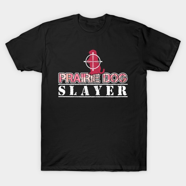 Pink Camouflage Prairie Dog Slayer T-Shirt by zeno27